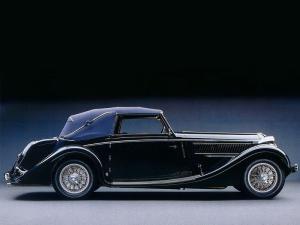 Delahaye 135 Cabriolet des Alpes par Chapron 1936 года